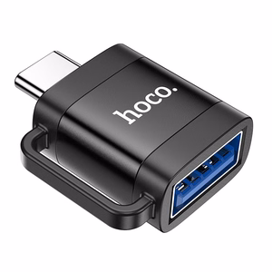 adapteris OTG USB C do USB A Hoco 3A UA31C melns