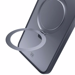 3mk Smoke Viedtālruņa apvalks Mag&Stand Apple iPhone 16E - melns
