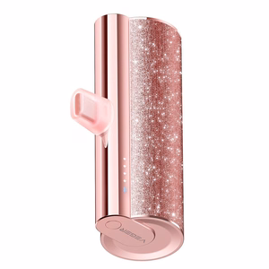 Powerbank Veger PlugOn (W0573) PD QC3.0 2,4A 12W 5000 mAh with a built-in connector USB C pink