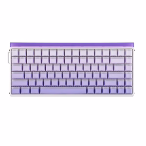 HERO84 HE White+Purple+Gradient+LIGHT JadeKing RGB AULA gasket tastatūra