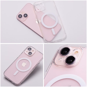 FROST MAG COVER viedtālruņa apvalks ar kameras aizsardzību, saderīgs ar MagSafe, priekš IPHONE 11 Pro, sarmots caurspīdīgs