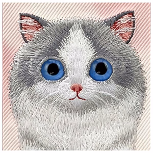 Nimmy Lielās acis mājdzīvnieks 2.0 Kaķa viedtālruņa apvalks iPhone 16 Pro Max - rozā