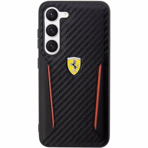 Ferrari FEHCS23MNPYK S23+ S916 melns/melns cietais apvalks Ogles kontrasta malas