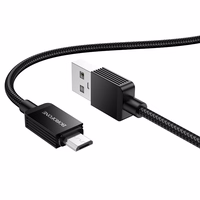 Borofone Kabelis BX120 Placer - USB uz Micro USB - 2,4A 1 metrs melns