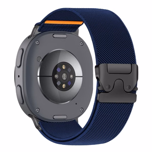 Tech-Protect Nylon Clasp siksniņa modelim Samsung Galaxy Watch 40/44/46 mm – tumši zila