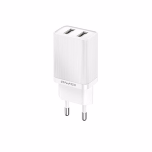 Lādētājs Awei C15-EU 10W 2xUSB-A balts