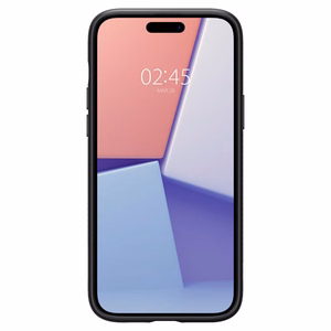 Spigen Liquid Air viedtālruņa apvalks iPhone 15 Plus - matēts melns