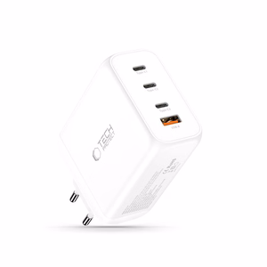 Tech-Protect NC200W-GaN 4 portu 200 W sienas lādētājs - balts