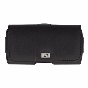 Tel Protect MAX jostas apvalks (IZMĒRS 14) Iphone 11/16 Plus/16 Pro/17 Pro/Huawei P30 Lite/Samsung S23/S24/S25 melns, ādas (155x80x14 mm)