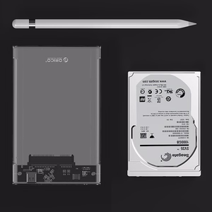 Orico 2139C3 2,5" HDD/SSD USB-C 5Gb/s diskdzinis - caurspīdīgs