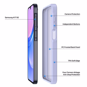 Samsung A175 A17 4G/A176 A17 5G violets futrālis