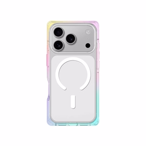 AmazingThing Omni viedtālruņa apvalks iPhone 17 Pro Max, saderīgs ar MagSafe - caurspīdīgs-varavīksne