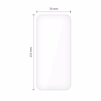 Tech-Protect Glass Fit+ 2 komplekts rūdīts stikls iPhone 17 Air - caurspīdīgs