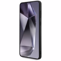 BMW ādas lielo svītru Magnētiskais viedtālruņa apvalks Samsung Galaxy S25 Edge - melns