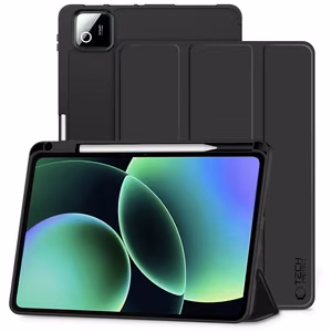 Tech-Protect SmartCase Pen Maciņš for Xiaomi Pad 7 / 7 Pro / 8 / 8 Pro 11.2 - melns