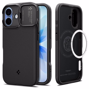 Spigen Optik Armor Magnētiskais viedtālruņa apvalks iPhone 17 - melns