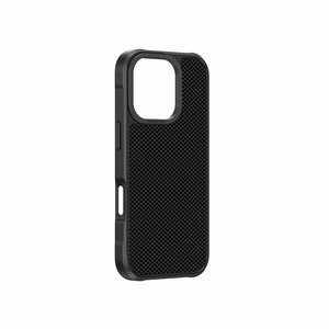 AmazingThing Titan Max Apvalks ar 600D aramīdu šķiedrām iPhone 16 Pro - melns