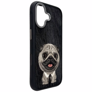 NIMMY viedtālruņa apvalks BIG EYED PET 2.0 Suns priekš IPHONE 17 melns