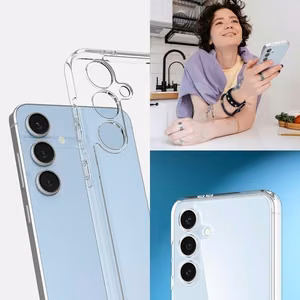 JM ANTI-BACTERIA TPU maciņš Galaxy S24 FE caurspīdīgs