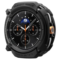 Spigen Rugged Armor pulksteņa apvalks Samsung Galaxy Watch 8 Classic 46mm - matēts melns