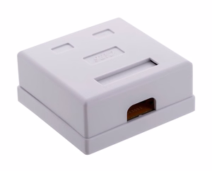 Alantec GN011 – virsapmetuma Cat 6 tīkla rozete, balta