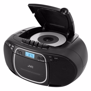 JVC RC-E451B pārnēsājams CD atskaņotājs, melns