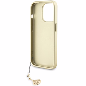 Guess GUHCP15LGF4GGR iPhone 15 Pro 6.1" pelēks/pelēks cietais apvalks 4G Piekariņu Kolekcija