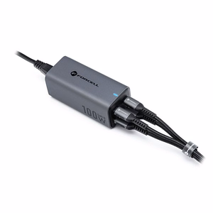 Настольное зарядное устройство Forcell F-Energy GaN III 2 x USB C + 2 x USB A QC4.0 PD 5A 100W VT-49 серое