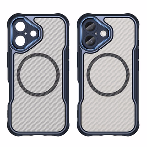 Leading Series MagSafe Silikoniskais apvalks iPhone 16 Plus - zils