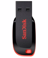 SanDisk zibatmiņa 64GB USB 2.0 Cruzer Blade