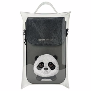 Nimmy Big Eyed Pet 2.0 Panda telefona soma - melns