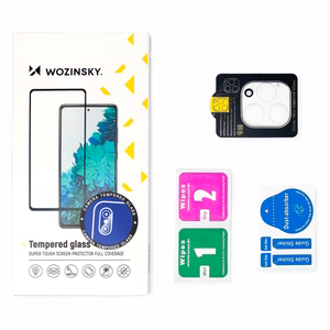 Wozinsky pilns kameras stikls rūdītais stikls Realme 10 Pro+ 9H kamerai