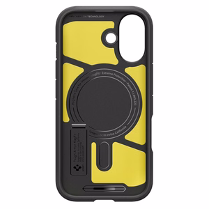 Spigen Tough Armor Mag Чехол совместимый с MagSafe для iPhone 17 чёрный