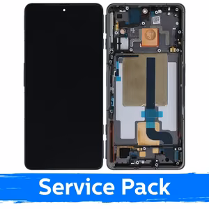 LCD displejs saderīgs ar Xiaomi 11T (11T Pro) ar rāmi / Cyber Yellow / (Service Pack)