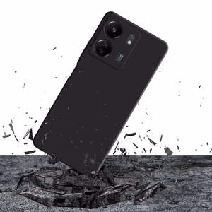 3mk silikona viedtālruņa apvalks Xiaomi Redmi 13C/POCO C65 - melns