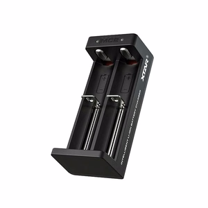 Li-ion 18650 akumulatoru lādētājs ar USB-C, 2 sloti
