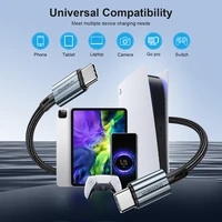 USB kabelis Choetech XCC-1015 USB-C uz USB-C PD60W 2,0 m melns