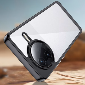 Kosmiskais viedtālruņa apvalks ar gelio rāmi, Xiaomi Poco F7 Ultra - melns