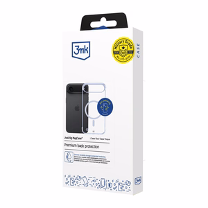 3mk Just20g Magnētiskais apvalks iPhone 17 Air viedtālrunim - caurspīdīgs