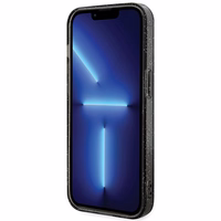 Viedtālruņa apvalks Karl Lagerfeld Karl&Choupette Glitter Magnētiskais MagSafe iPhone 15 Pro - melns (m)