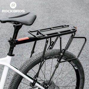 Rockbros 33210004001 velosipēda bagāžnieks ar plauktu - melns