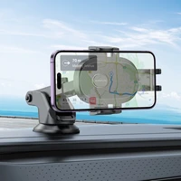 Automašīnas tālruņa turētājs Borofone BH93 (instrumentu panelis), melns