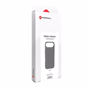 Maciņš telefonam IPHONE 17 Air Forcell F-Protect Frame Premium saderīgs ar Magsafe pelēks