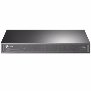 TP-Link TL-SG1210P galda komutators 9 portu gigabitu, 8 portu PoE+, SFP