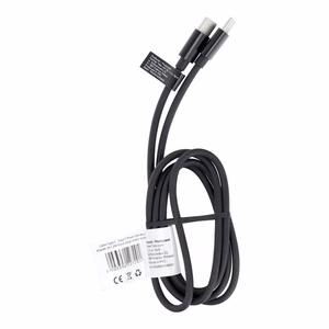 Type C uz Type C PD QC 3A 60W kabelis C296 (garš savienotājs 8mm) 1 m melns