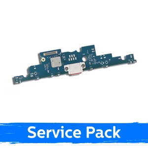 Charging Port Compatible With Samsung X920 Tab S10 Ultra (Wifi) with Flex / Plata (Service Pack)