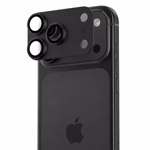 Benks OmniWarrior integrēts metāla kameras objektīvu aizsargs (C.M.SX.AP.BK.0071) iPhone 18 Pro Max (AR, melns)
