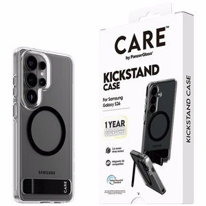 CARE by PanzerGlass Urban Explorer caurspīdīgs maciņš w. melns Qi Samsung Galaxy S26 - caurspīdīgs