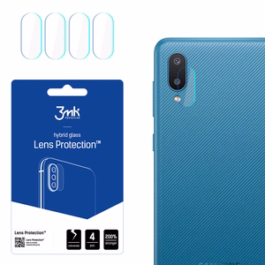 3MK FLEXIBLE GLASS LENS hibrīda stikls PROTECT SAMSUNG GALAXY M02 4 gab. kamerai