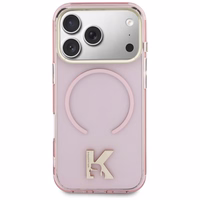 Karl Lagerfeld IML K Head Logo MagSafe Maciņš for iPhone 17 Pro Max - rozā